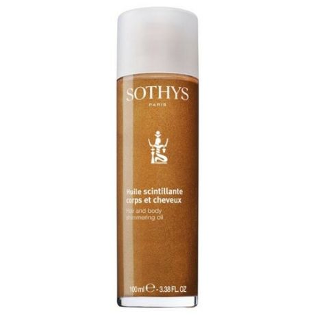 Sothys Repairing Sun Care: Мерцающее масло для тела и волос (Hair And Body Shimmering Oil), 100 мл