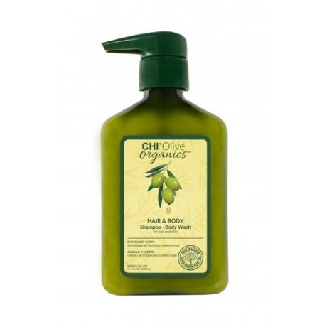 Шампунь для волос и тела CHI Olive Organics Shampoo, 340 мл