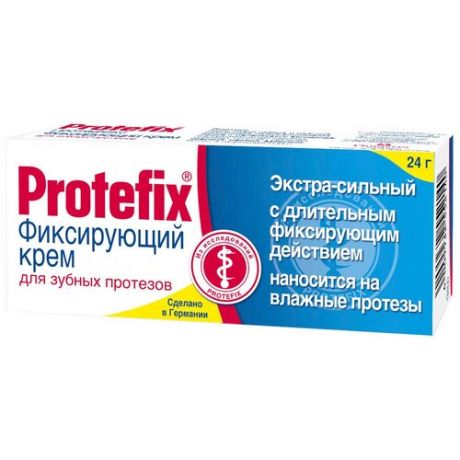 Крем PROTEFIX Протефикс фиксирующий для зубных протезов экстра-сильный 20мл