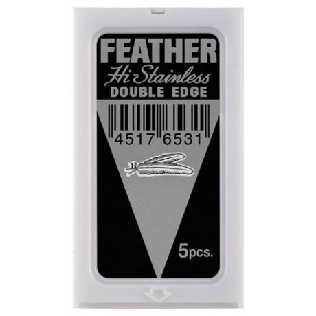 Сменные лезвия Feather Platinum, 100 шт