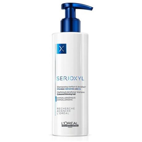 L’Oreal Professionnel Serioxyl Shampoo - Уплотняющий шампунь для окрашенных волос 250 мл