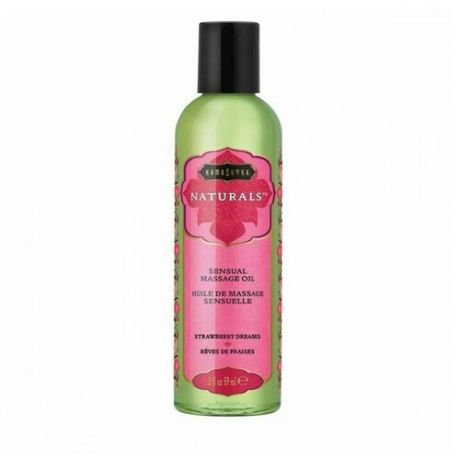 Массажное масло Naturals massage oil Strawberry divine 59 мл