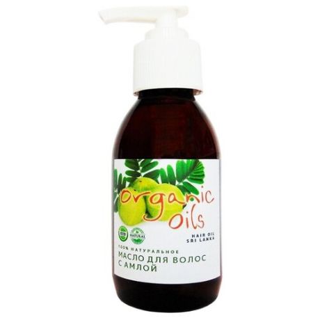 Organic oils масло от выпадения волос c Амлой, черным тмином, кокосовым маслом для роста волос, для укрепления волос, 150 мл.