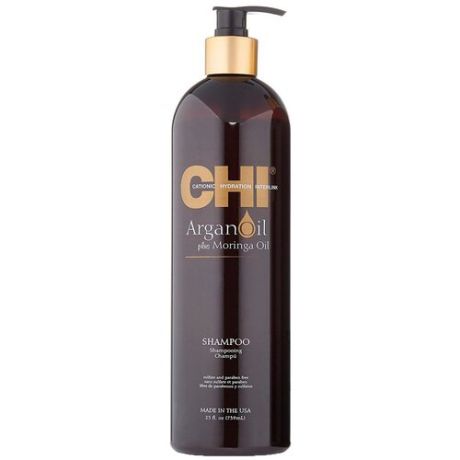 Chi Argan Oil Shampoo, 355 мл шампунь для тонких, ломких. сухих и поврежденных волос
