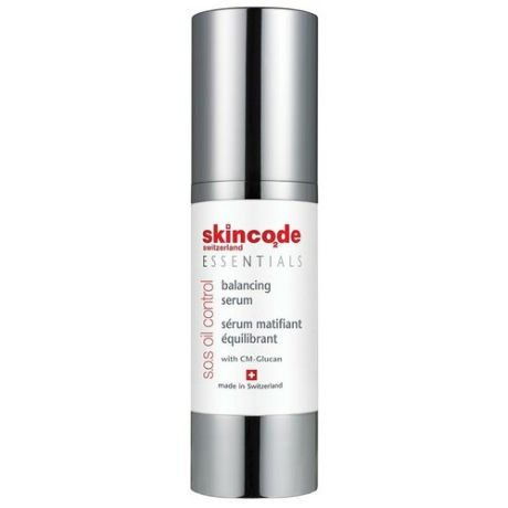 Матирующая сыворотка для лица SKINCODE Essentials S.0.S Oil Control для жирной кожи, 30 мл