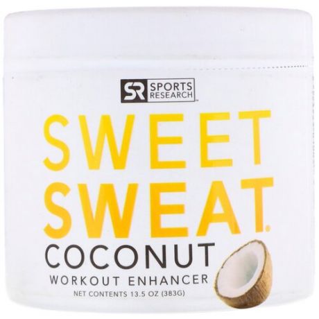 Мазь Sweet Sweat Jar XL 383 гр. с органическим кокосовым маслом