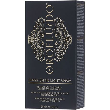 Orofluido Spa Super Shine Light Spray - Спрей мгновенный блеск 55 мл