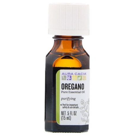 Aura Cacia 100% Pure Essential Oil, Oregano, .5 fl oz (15 ml)