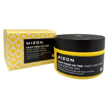 Медовая маска MIZON Enjoy Fresh-On Time Sweet Honey Mask для сухой кожи, 100 г