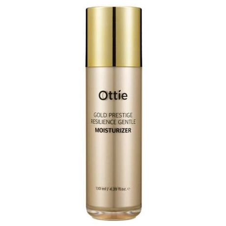 Ottie Gold Prestige Resilience Gentle Moisturizer - Увлажняющая эмульсия для упругости кожи с частичками золота