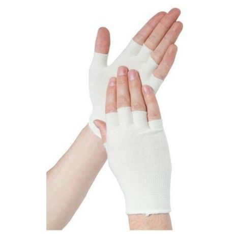 HANDYboo Подперчатки бамбуковые HANDYboo EASY WHITE (белый) L