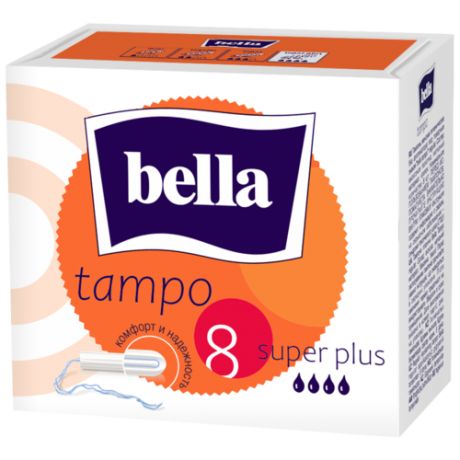 Гигиенические тампоны BELLA Premium Сomfort Super Plus, 16 шт