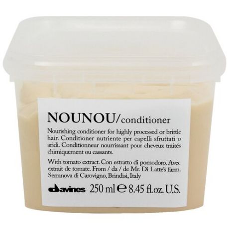 DAVINES NOUNOU Conditioner - Питательный кондиционер, облегчающий расчесывание волос 250 мл