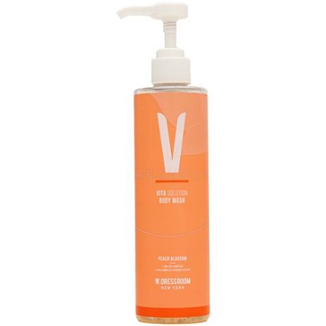 Парфюмированный гель для душа | W.Dressroom Vita Solution Body Wash № 49 Peach Blossom 300 мл