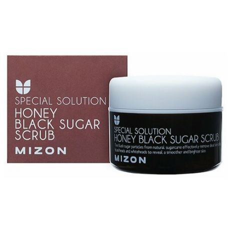 Скраб для лица MIZON Honey Black Sugar Scrub с черным сахаром 80мл