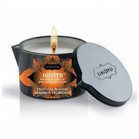 Массажное масло-свеча IGNITE massage oil candle tropical mango 170 г