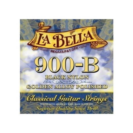 La Bella Black Gold Nylon Polished Golden Alloy 900B струны для классической гитары