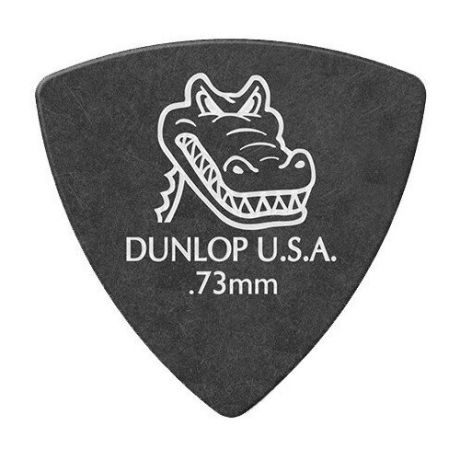 Dunlop 572P.73 Gator Grip Small Tri медиаторы 6 шт, толщина 0.73 мм, маленький треугольник