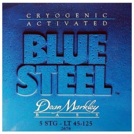 DeanMarkley 2678 Blue Steel Bass LT-5 струны для 5-струнной бас-гитары 045-125