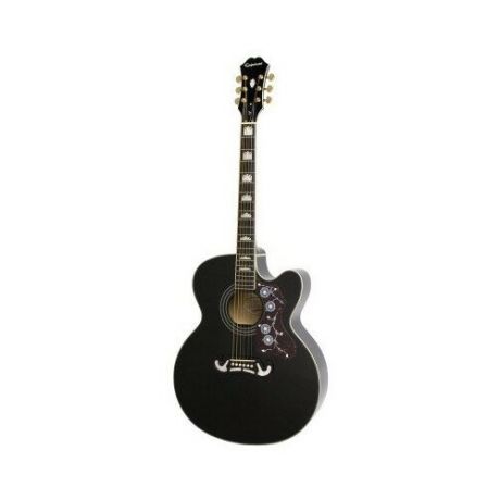 Epiphone EJ-200CE Black GLD HDWE (W/Shadow Preamp) гитара электроакустическая, цвет черный