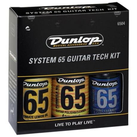 Dunlop 6504 System 65 Guitar Tech Kit набор по уходу за декой, грифом и струнами