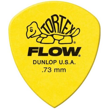 558P.73 Tortex Flow Медиаторы 12шт, толщина 0.73мм, Dunlop