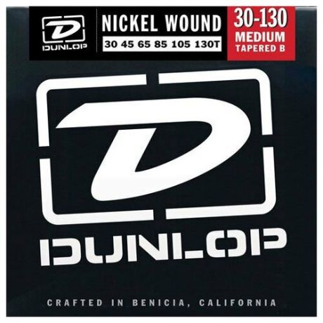 Dunlop Electric Bass Nickel Wound Medium Tapered B 6 String DBN30130T (30-130) струны для бас-гитары, 6 струн