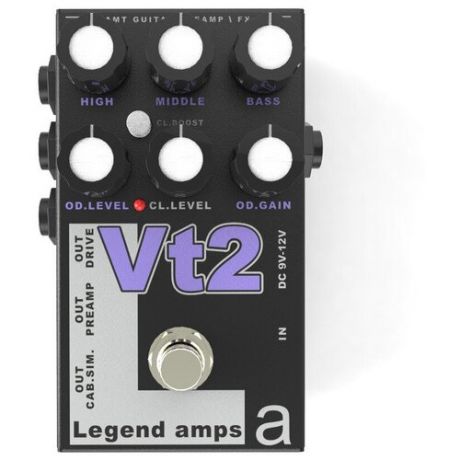 Двухканальный гитарный предусилитель AMT Electronics Vt-2 (VHT) Legend Amps 2