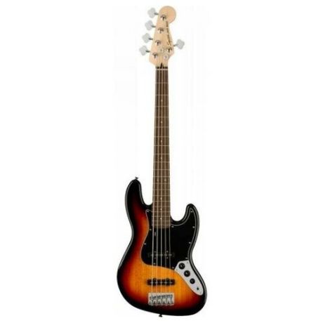 Fender Squier Affinity Jazz Bass V LRL 3TS бас-гитара 5-струнная, цвет санберст