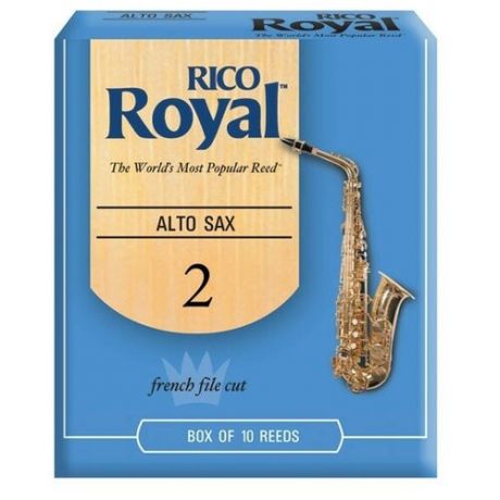Rico Royal RJB1020 Alto Sax, #2, 10 BX трости для альт саксофона, размер 2, 10 шт.