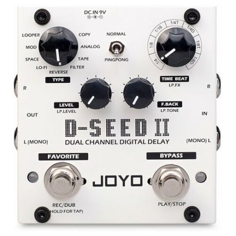 Joyo D-SEED II Dual Channel Digital Stereo Delay Дилеи