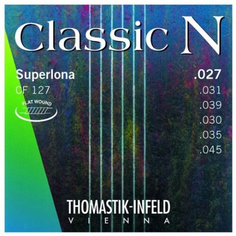 THOMASTIK CF127 Classic N струны для классической гитары, нейлон/хромированная сталь 027-045