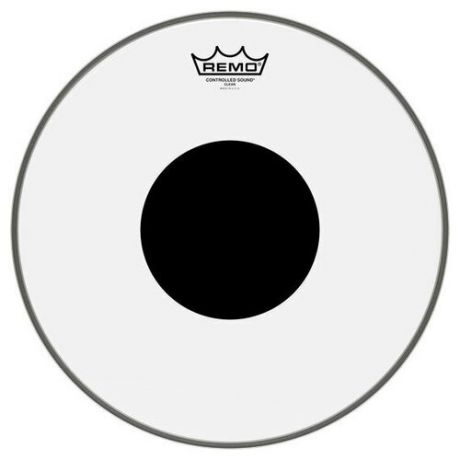 Remo Controlled Sound Clear Top Black Dot CS-0313-10 пластик для барабана, 13