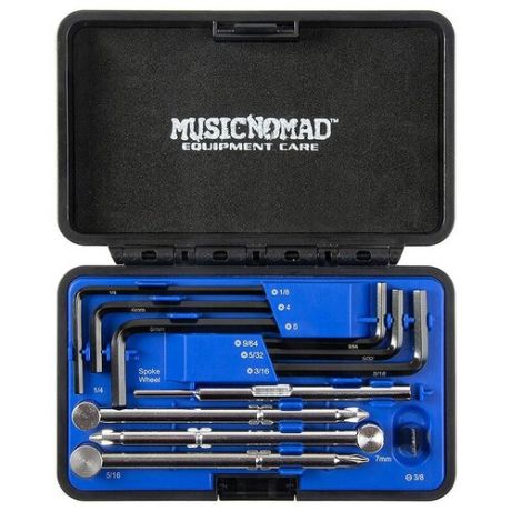 MusicNomad MN235 Premium Guitar Tech набор ключей для анкера (11 шт.)