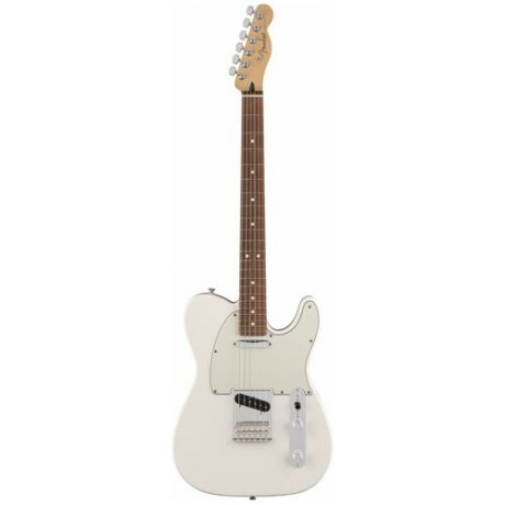 Fender Player Tele PF PWT электрогитара, цвет белый