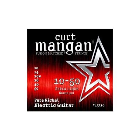 Curt Mangan Pure Nickel Wound (10-50) струны для электрогитары