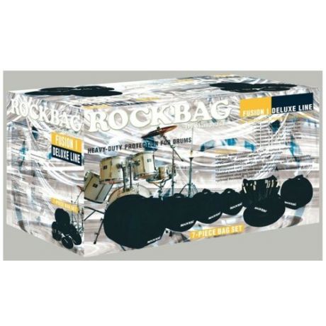 Rockbag RB22910B комплект чехлов для барабанов Deluxe Fusion, 22/10/12/14/14/22, подкл.10мм