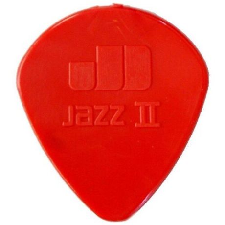 47P2N Nylon Jazz II Медиаторы 6шт, 1,18мм, красные, Dunlop