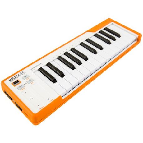 Arturia Microlab Orange USB MIDI мини-клавиатура, 25 клавиш, цвет оранжевый