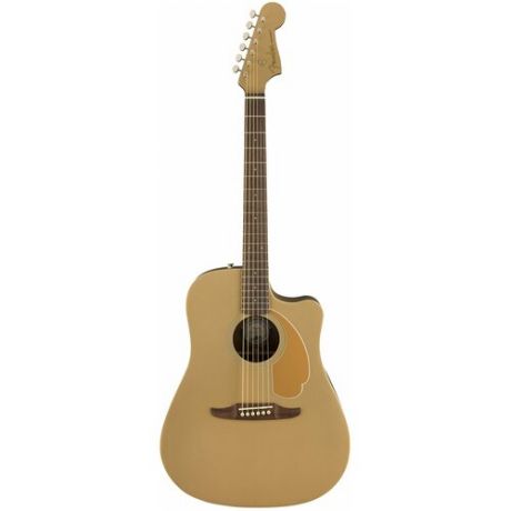 Fender Redondo Player Bronze Satin WN электроакустическая гитара, цвет бронзовый