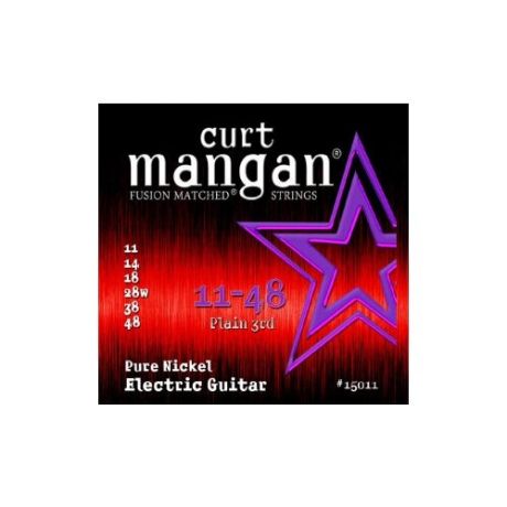 Curt Mangan Pure Nickel Wound (11-48) струны для электрогитары