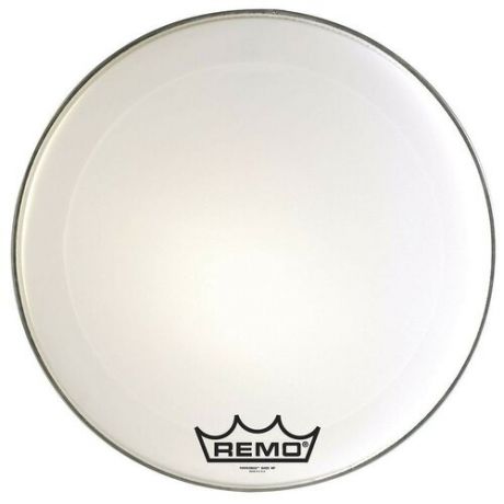 Remo PM-1022-MP 22" Powermax® пластик для маршевого бас барабана, белый, демпфированный, с усиленным центром