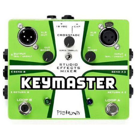 Pigtronix Keymaster система коммутации гитарного сигнала