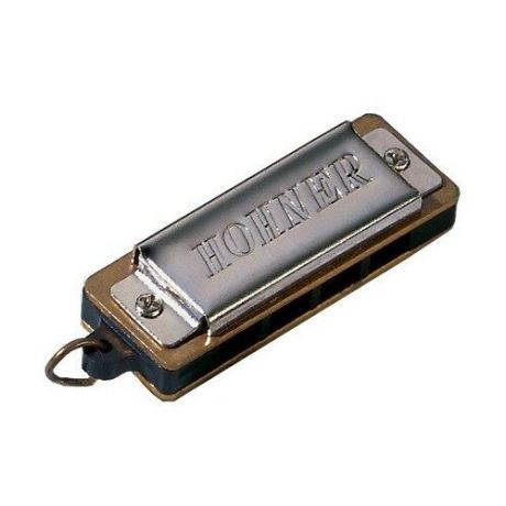 HOHNER M38N-PI губная гармошка уменьшенная на подвесе, цвет розовый