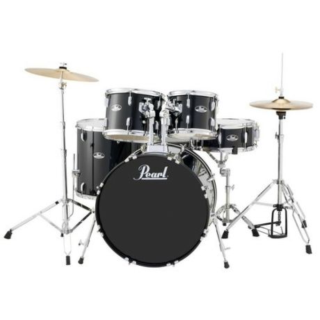 Pearl RS525SC/ C31 ударная установка из 5-ти барабанов, цвет черный, со стойками и тарелками