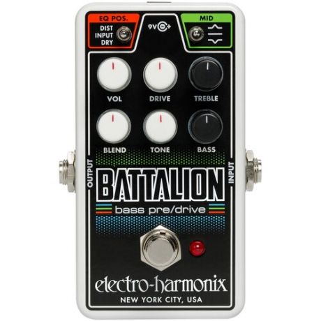 Electro-Harmonix (EHX) Nano Battalion Bass Preamp Басовые педали, Овердрайвы, Преампы/усилители