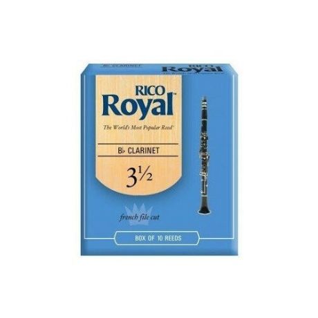 Rico RCB1035 трости для кларнета Bb, Royal (3 1/2), 10 шт. в пачке