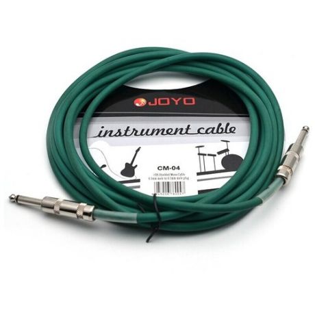 Joyo CM-04 Green гитарный кабель, 4,5 м
