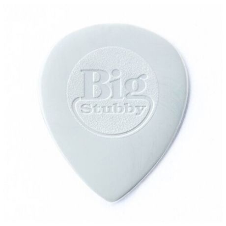 445R1.0 Nylon Big Stubby Медиаторы 24шт, толщина 1,0мм, Dunlop