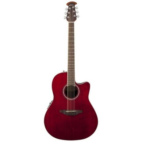 OVATION CS24-RR Celebrity Standard Mid Cutaway Ruby Red электроакустическая гитара